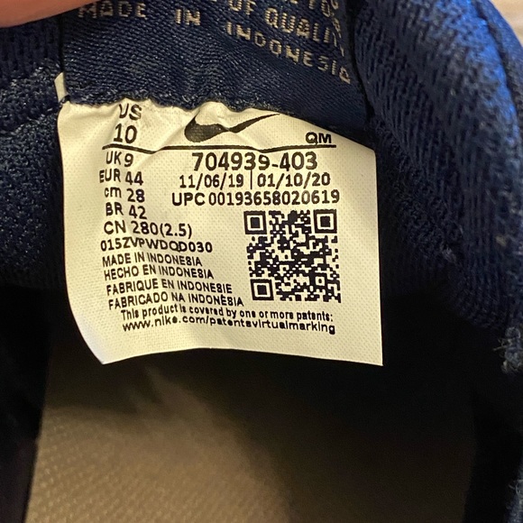 Nike Blazer Low SB ‘Navy Gum’, M 10 - Picture 6 of 6